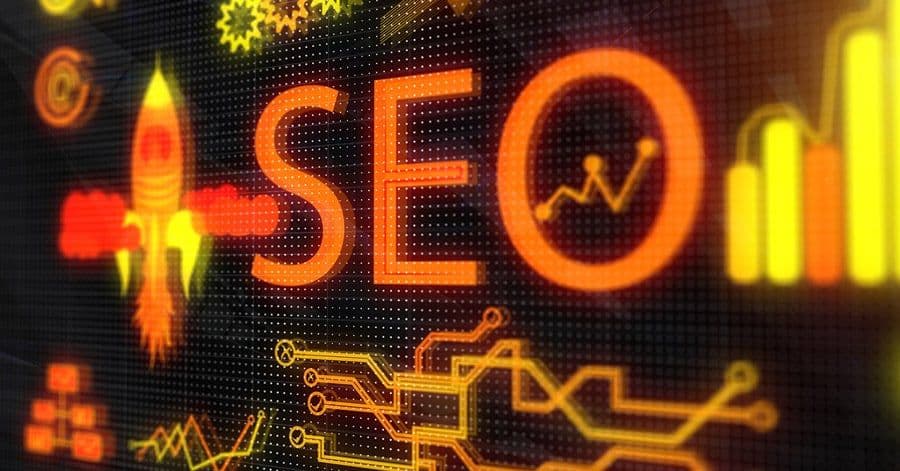 SEO with rocket ship