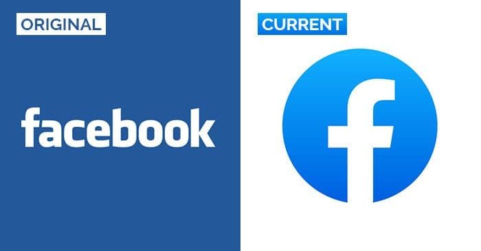 Old Facebook logo vs New Facebook Logo