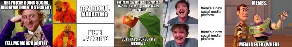 Marketing memejacking