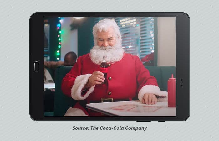 Share a Coke with Santa Campaign