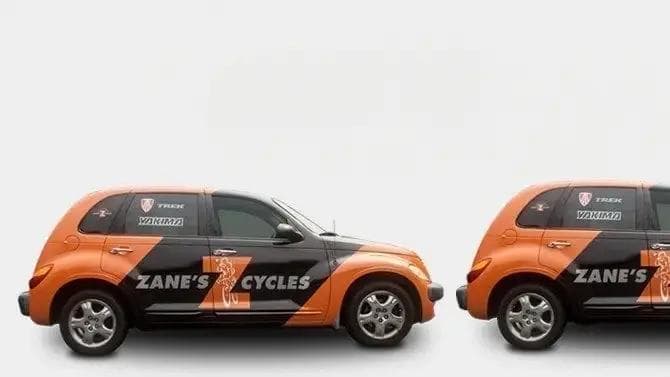 Zane's Cycle Vehicle Wrap