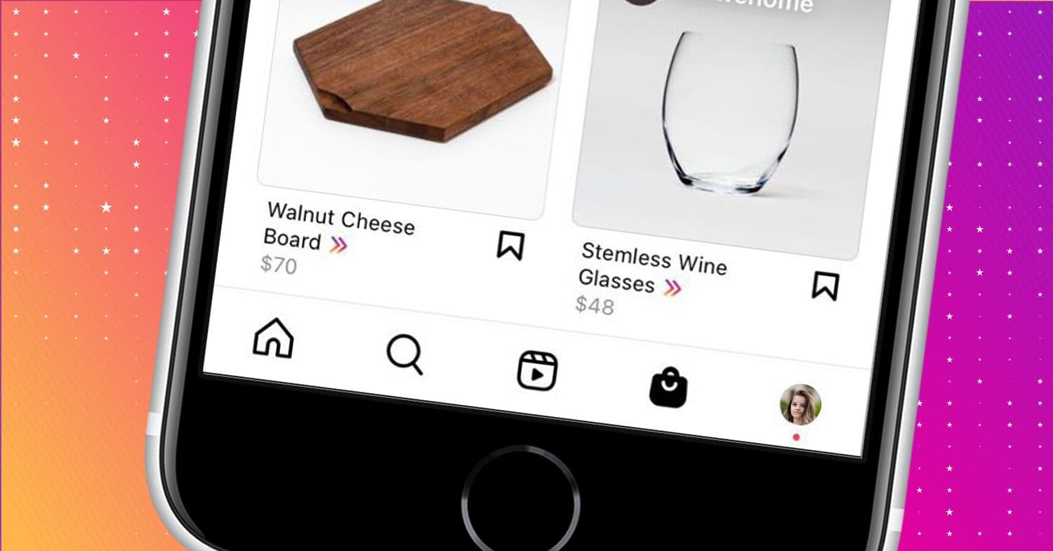 Instagram Shopping Layout