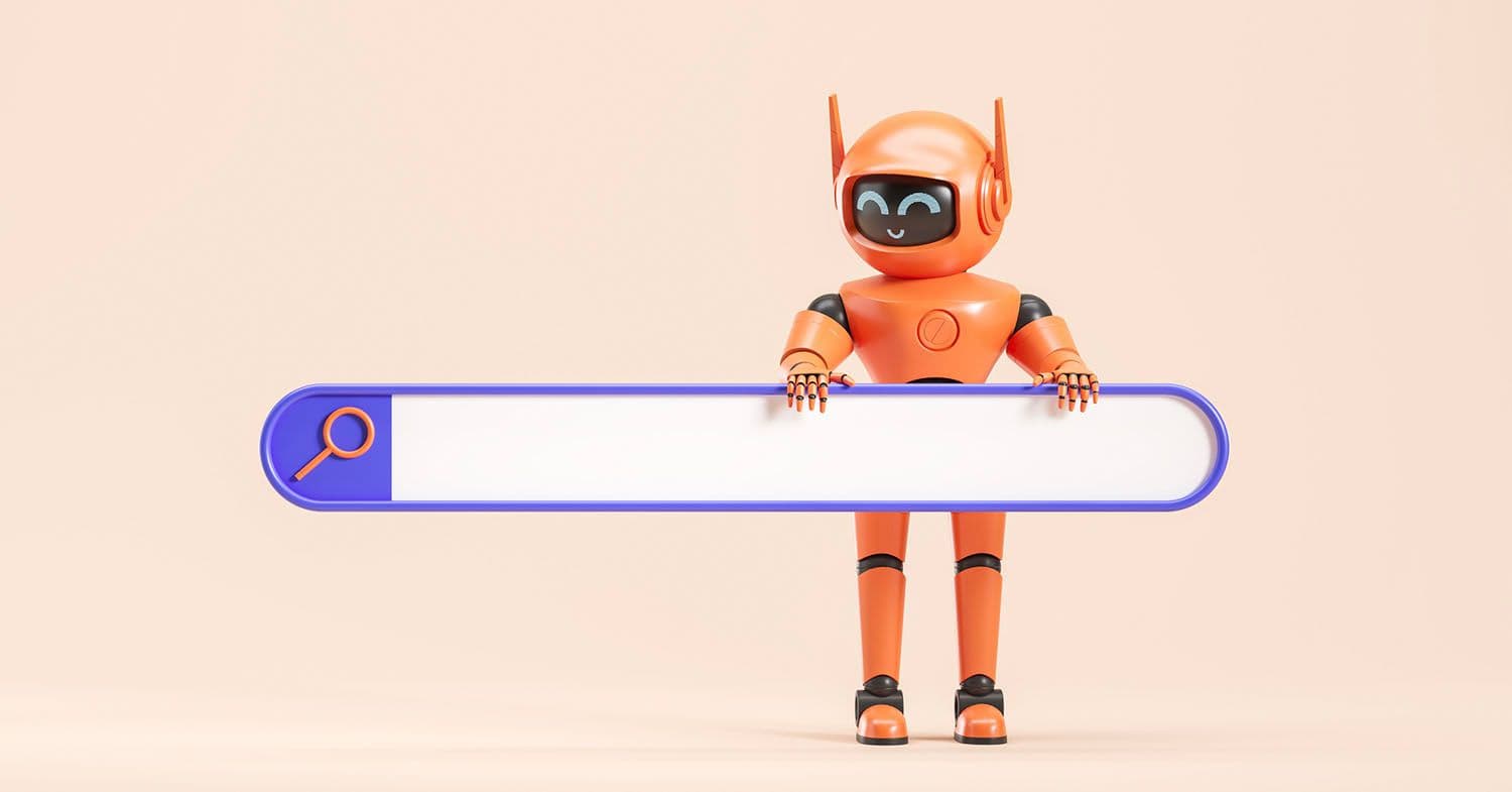 Crawler holding a search bar