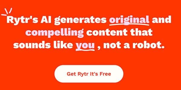Rytr AI tool