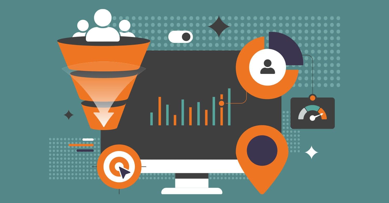 SaaS sales funnel and Lead Gen playbook on computer desktop