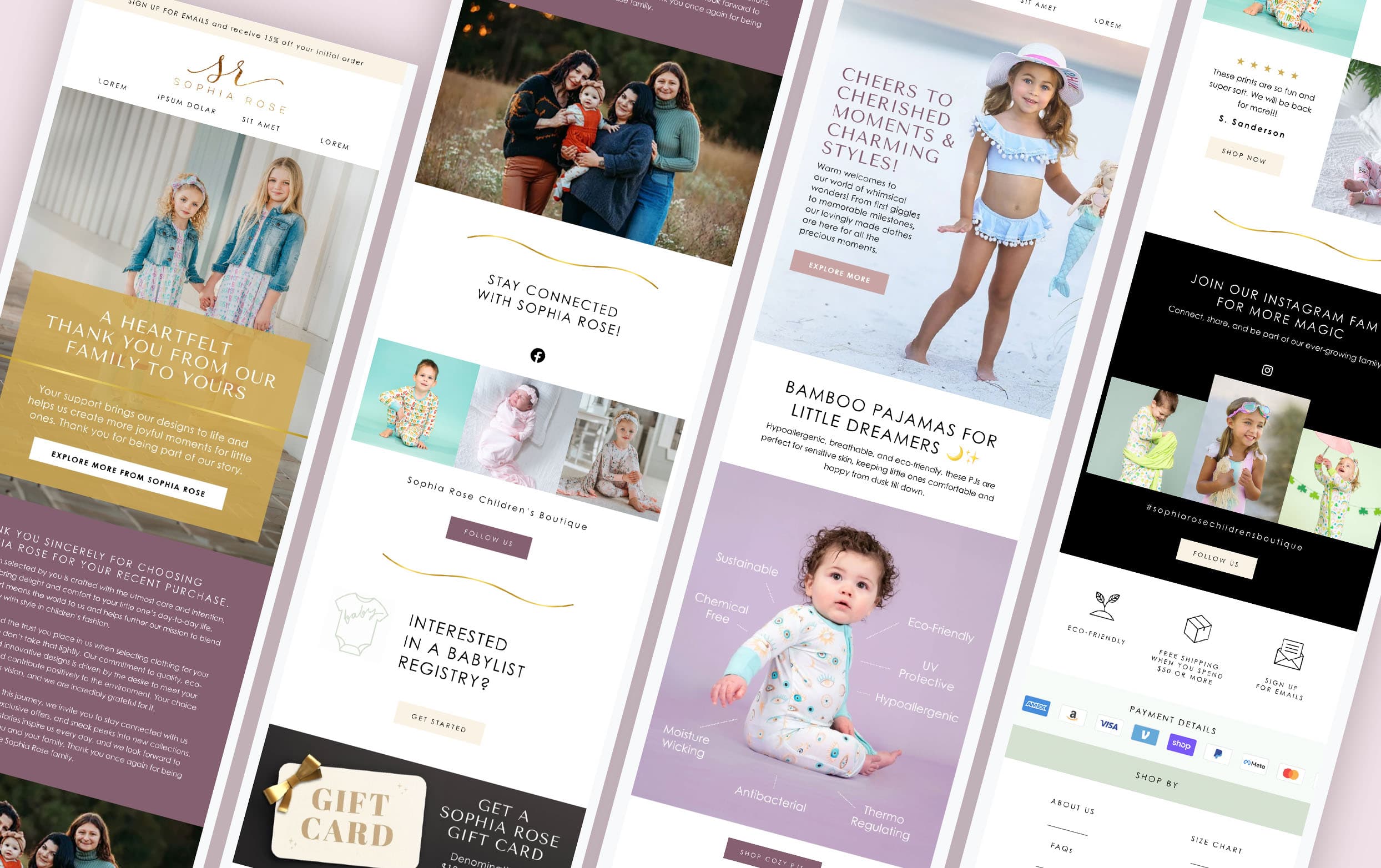 Sophia Rose Email Marketing Campaign