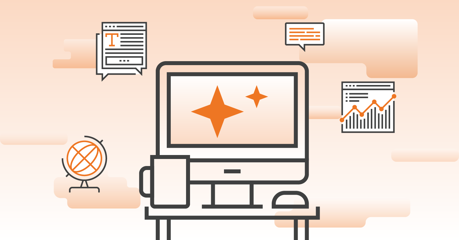 Large Language Models revolving around a computer