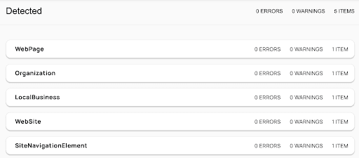 Schema Markup Test Examples
