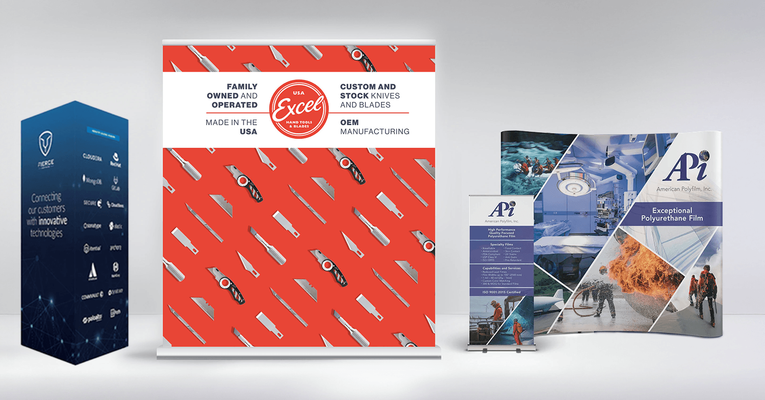 ZGM's example trade show graphics