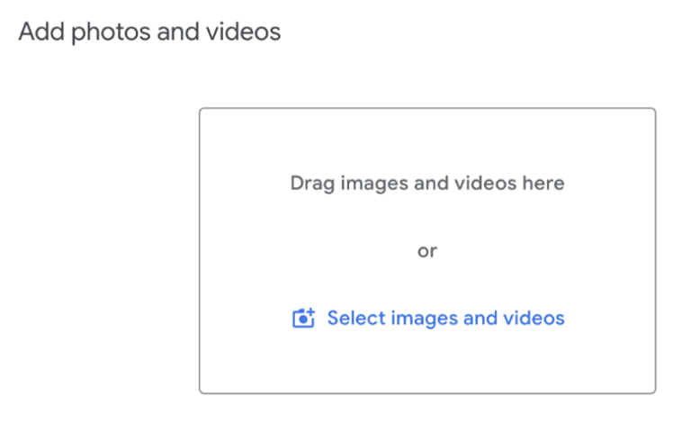 Add photos to Google Business Profile