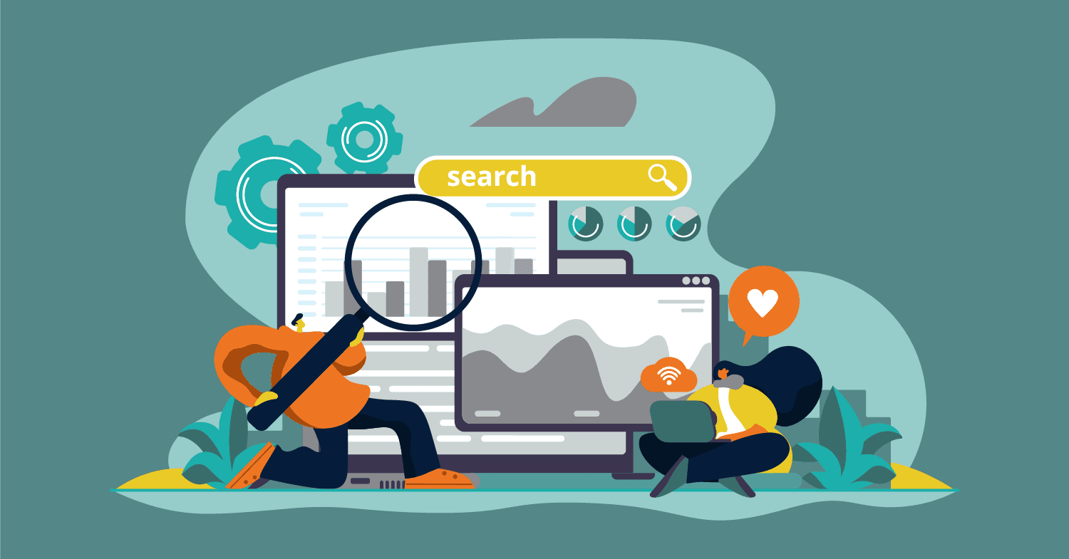 Analytics report from using SEO with other marketing channels