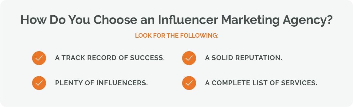 How to choose an influencer marketing agency