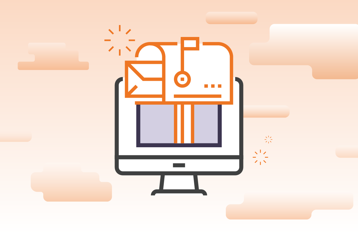 Email coming in to a computer