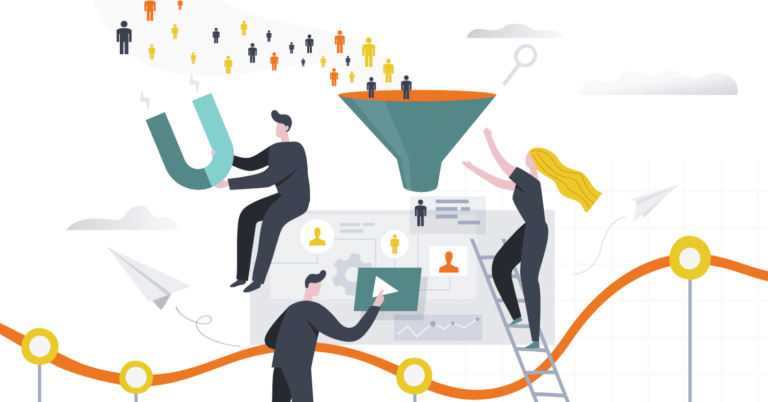 Lead Generation funnel to convert users into customers