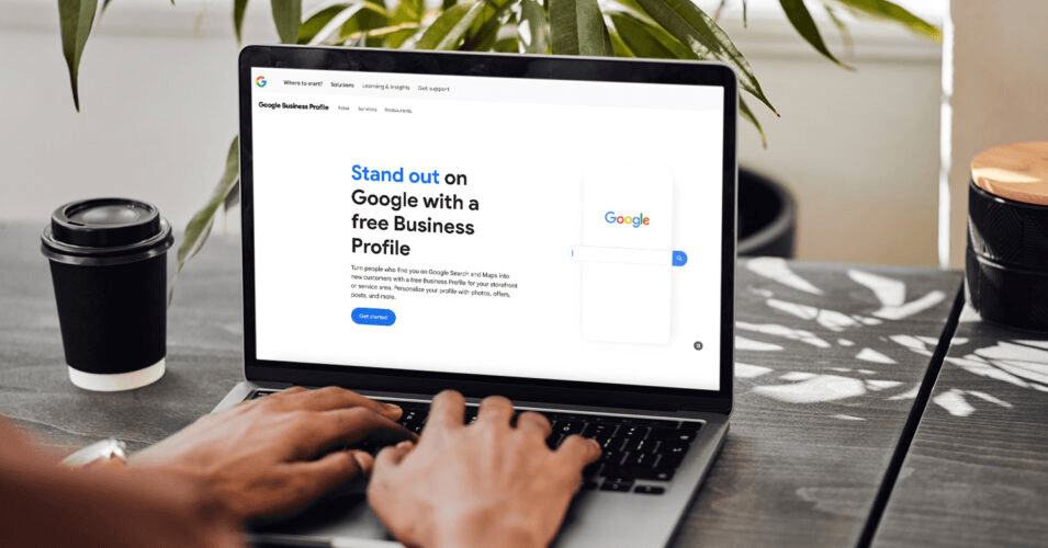 Google Business Profile sign in page